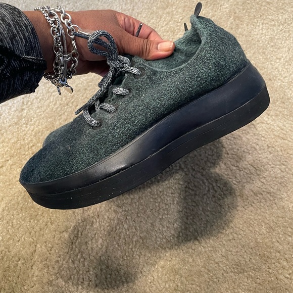 Allbirds runners. Color is like a hunter green - Picture 3 of 7